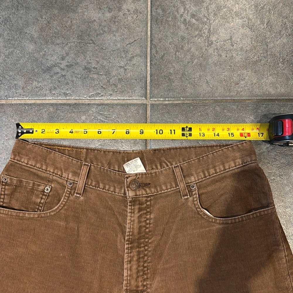 Levi’s Brown Corduroy 5 Pocket Loose Straight Style Jean/Pants